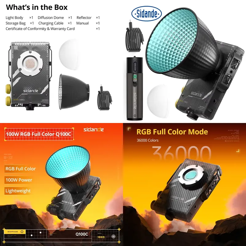 Photography Lighting Portable - Фотосветильник Brand For Sidande Q100C Q100Lite,