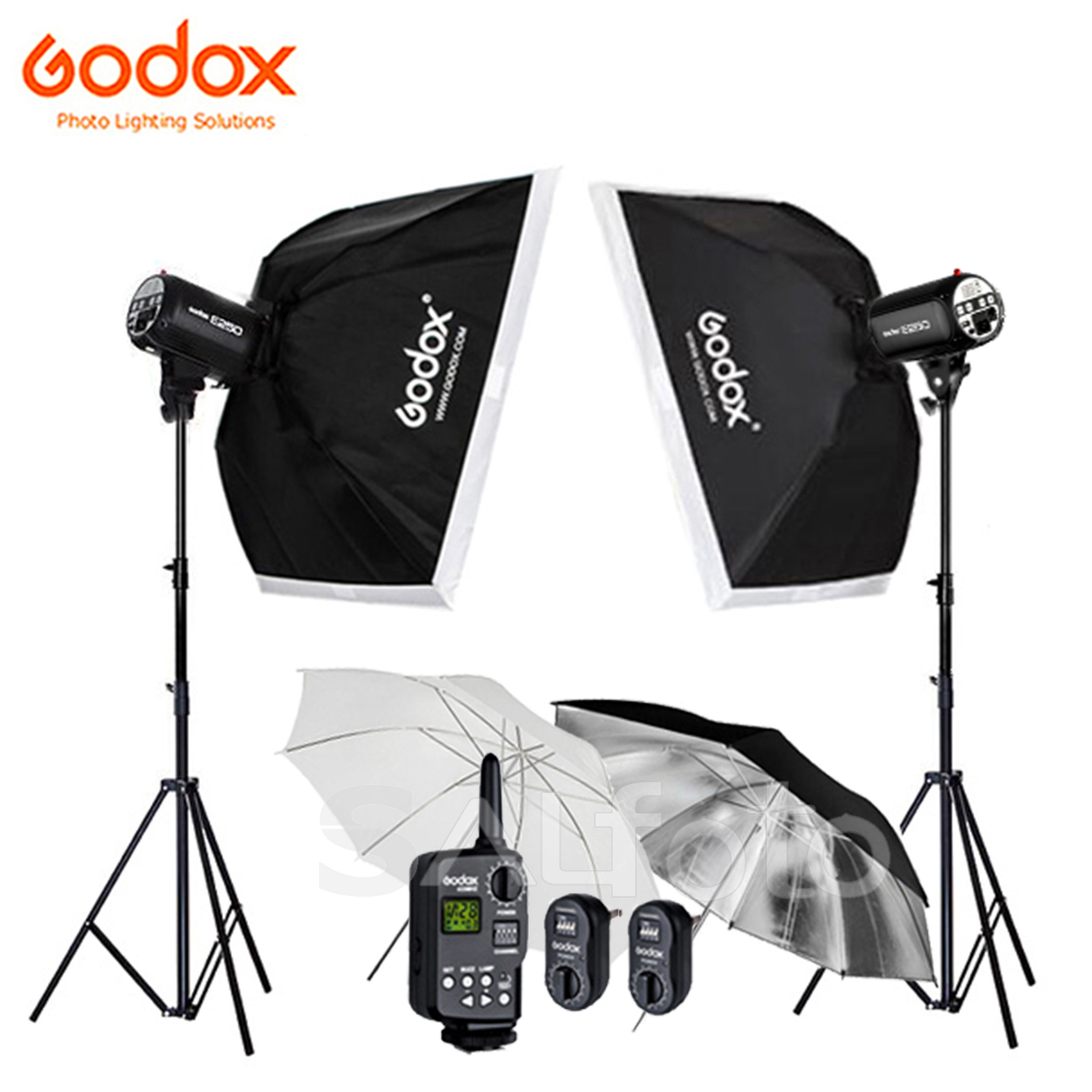 Photography Lighting Kit Godox - Набор студийных вспышек Godox 2x E300