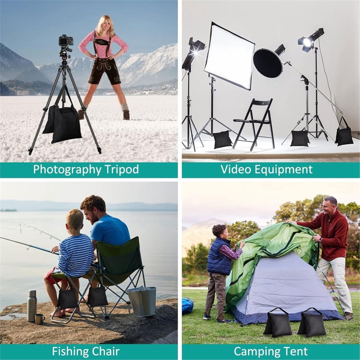 Light Stand Sandbag - DT75BG 8 упаковок мешков с песком