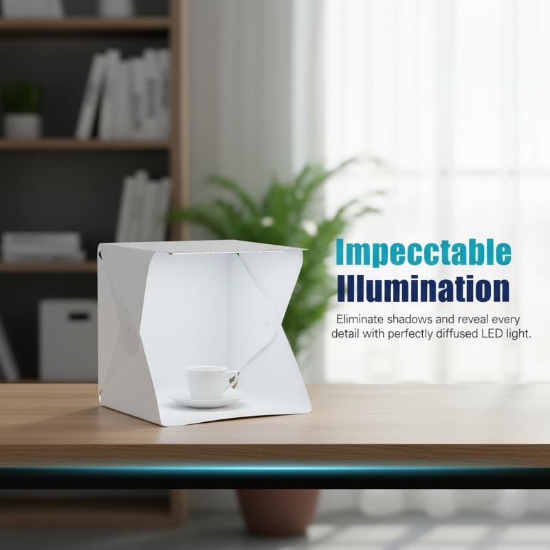 Photography Lighting On The Go - Инновационный складной светодиодный фотобокс для удобной