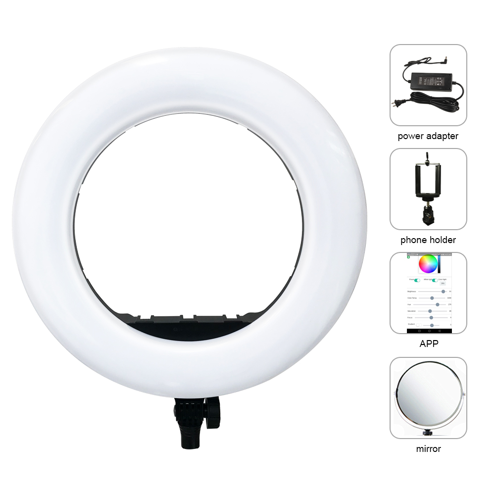 Yidoblo QS-480DII Bluetooth AP – обзор и цена Led Ring Light 18