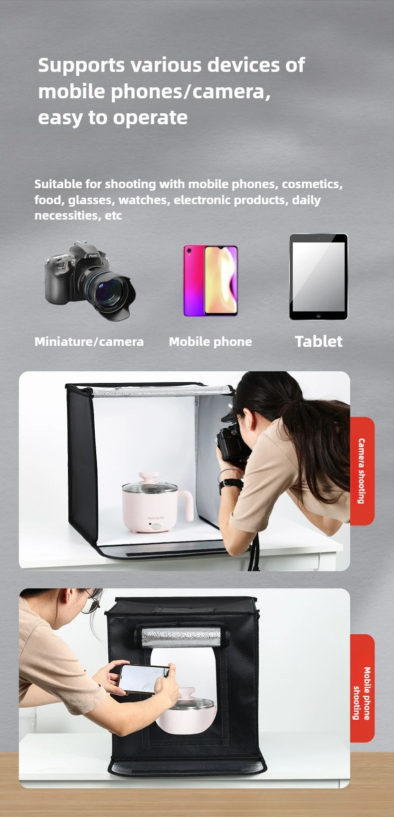 40 см светодиодный студийный л – обзор и цена Photography Lighting Kits