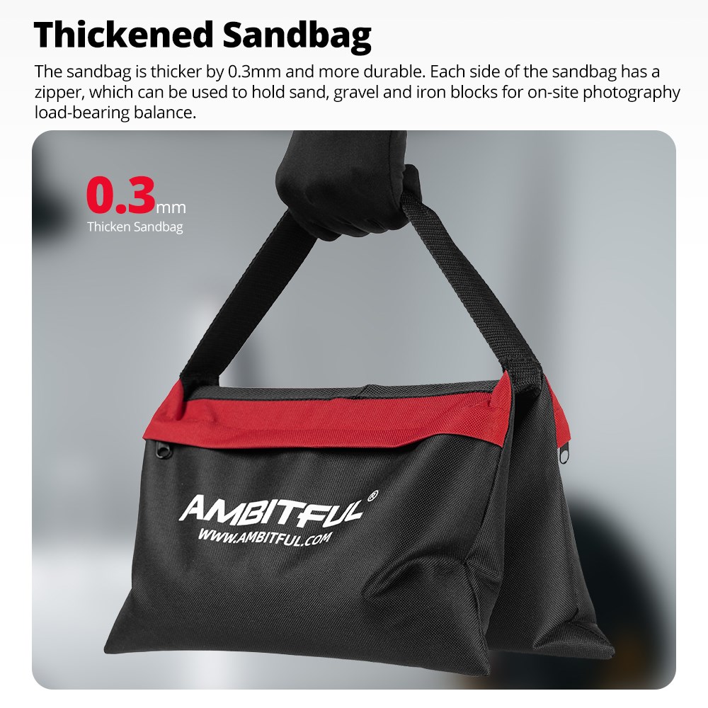Ambitful 44x33 см несущий мешо – обзор и цена Light Stand Sandbag