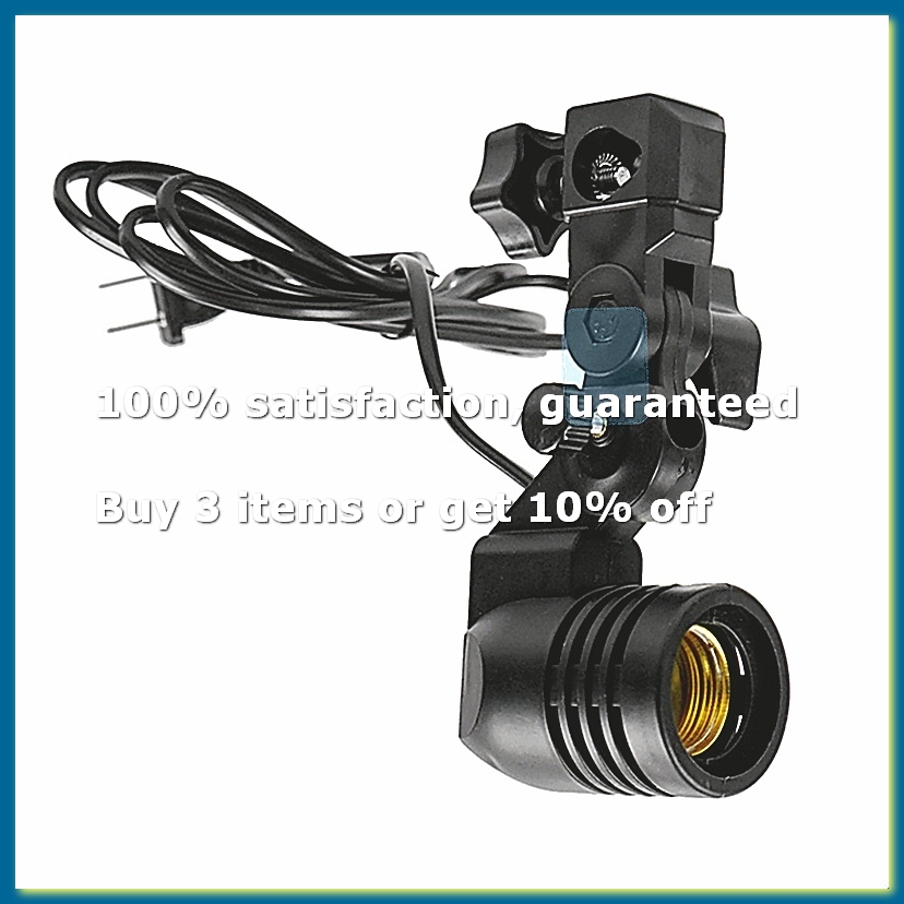 Фотостудийная лампа E27 с кабе – обзор и цена Photography Lighting Mount