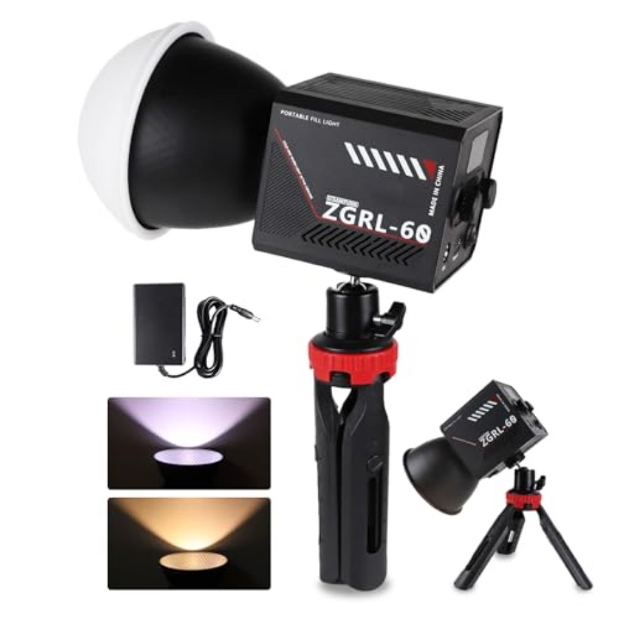 60-ваттный COB LED видеосветил – обзор и цена Photography Lighting Portable