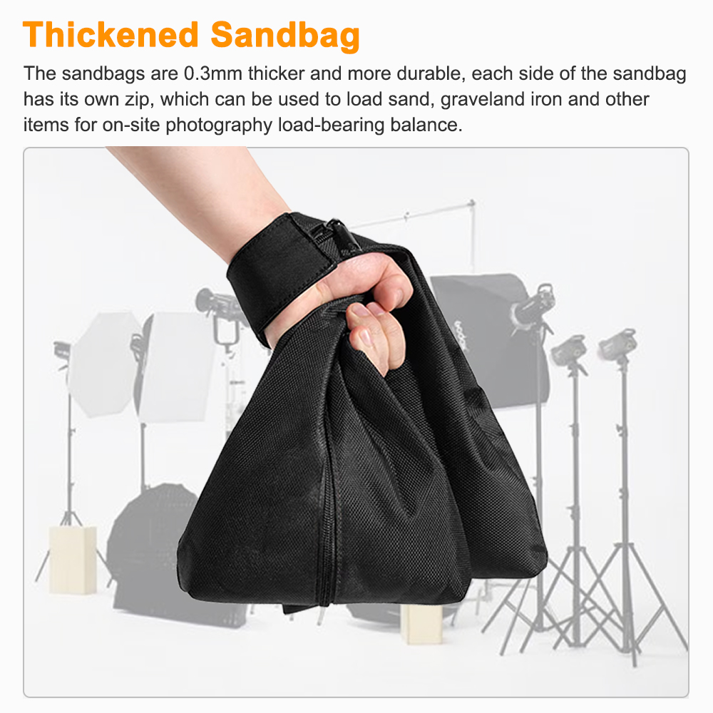 Двухсекционный мешок с песком  – обзор и цена Light Stand Sandbag