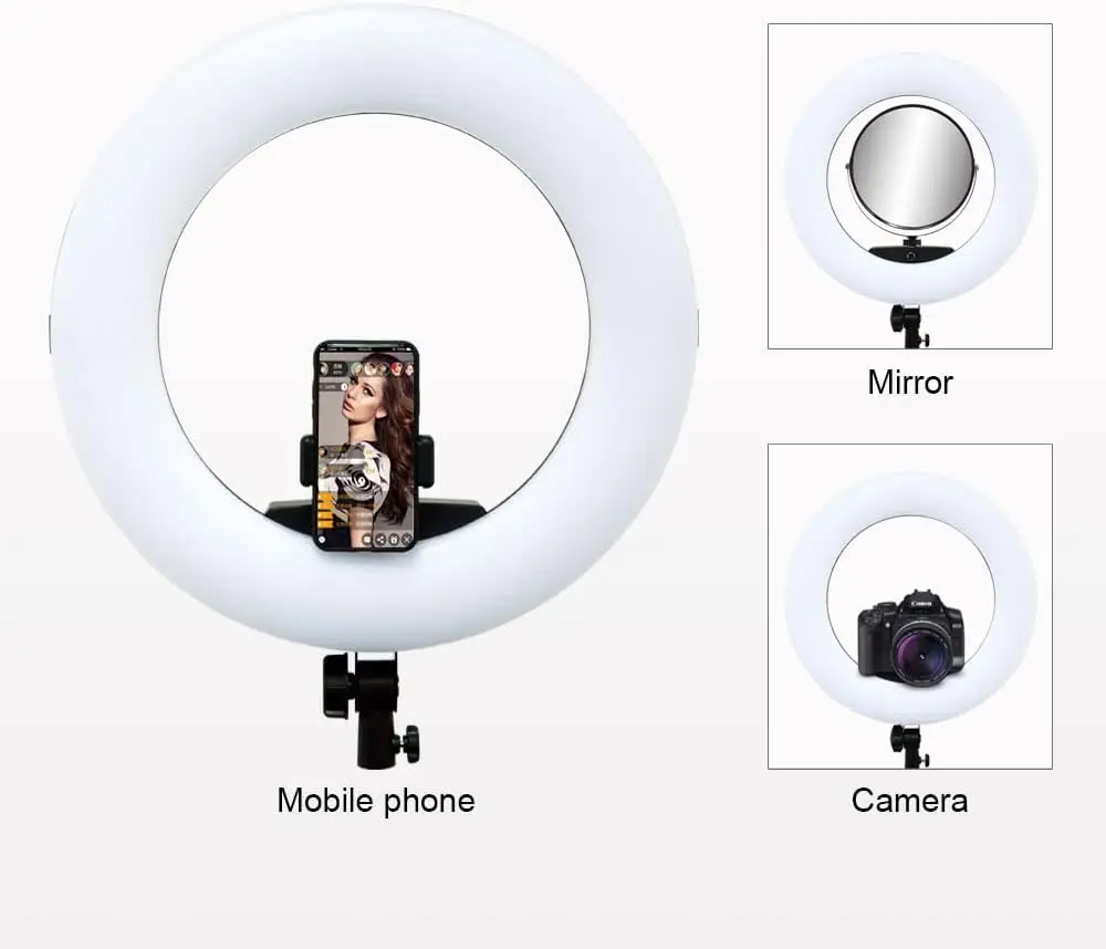 Кольцевая лампа FD480, 18 дюйм – обзор и цена Led Ring Light 18